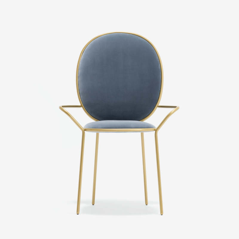 Stay Dining Armchair - Acier