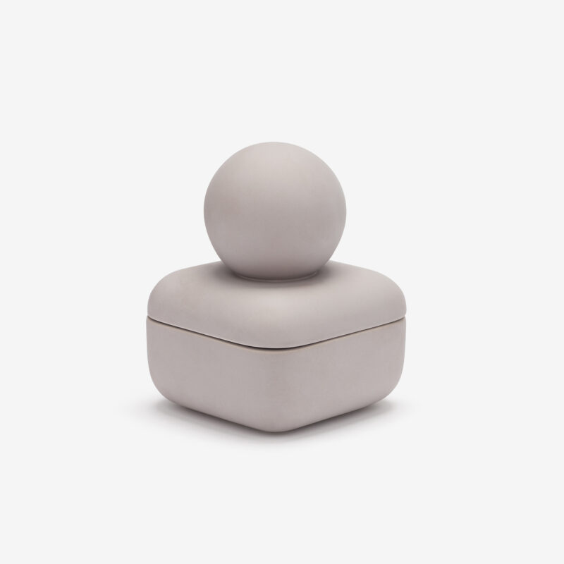 Whisper Box Mini Satin Lilac Grey & Bronze